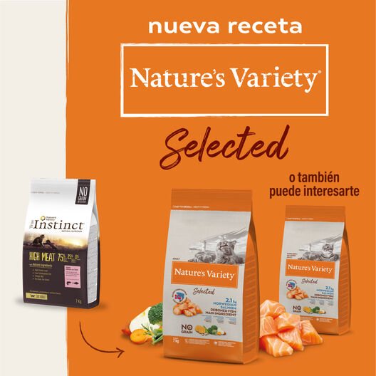 Nature's Variety Selected con salmón para gato esterilizado image number null